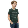 At night I fall asleep. In the morning I can't get up. - Youth Short Sleeve Tee Funny quotes 7834646