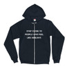 Stay close to people who feel like sunlight. - Unisex Flex Fleece Zip Hoodie Motivational quotes 7825040