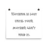 Nothing is lost until your mother can't find it. - Photo Paper Poster Funny quotes 7833626