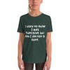 I used to think I was indecisive, but now I am not so sure. - Youth Short Sleeve Tee Funny quotes 7834387