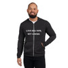 Love is a verb, not a noun. - Unisex Triblend Lightweight Zip Hoodie Motivational quotes 7833107