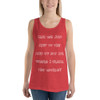 Can we just skip to the part of my life where I travel the world? - Unisex Jersey Tank Funny quotes 7831153