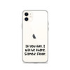 If you fall, I will be there. Signed: Floor. - iPhone Case Funny quotes 7833204