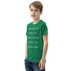 The more you weight, the harder you are to kidnap. Stay safe, eat cake! - Youth Short Sleeve Tee Funny quotes 7834193