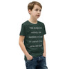 The more you weight, the harder you are to kidnap. Stay safe, eat cake! - Youth Short Sleeve Tee Funny quotes 7834193