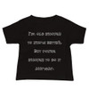 I'm old enough to know better. But young enough to do it anyway. - Baby Short Sleeve Tee Funny quotes 7833541