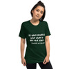 He who laughs last didn't get the joke - Charles de Gaulle - Unisex Triblend Short Sleeve T-Shirt Funny quotes 7832878