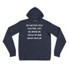 No matter how you feel, get up, dress up, show up and never give up. - Unisex Fleece Pullover Hoodie Motivational quotes 7833825