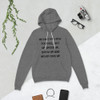 No matter how you feel, get up, dress up, show up and never give up. - Unisex Fleece Pullover Hoodie Motivational quotes 7833825
