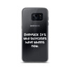 Overpack. It's why suitcases have wheels now. - Samsung Case Funny quotes 7833656
