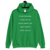 I like rumors. I find out so much about me that I didn't even know. - Unisex Hooded Sweatshirt Funny quotes 7832818
