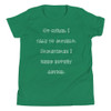 Of curse, I talk to myself. Sometimes I need expert advice. - Youth Short Sleeve Tee Funny quotes 7834489