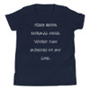 tried being normal once. Worst two minutes of my life. - Youth Short Sleeve Tee Funny quotes 7834374