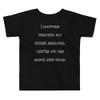 I stopped fighting my inner demons. We're on the same side now. - Toddler Short Sleeve Tee Funny quotes 7834230