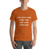 Don't stop when you're tired. Stop when you're done. - Unisex Short Sleeve Jersey T-Shirt Motivational quotes 7826583