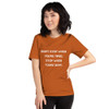 Don't stop when you're tired. Stop when you're done. - Unisex Short Sleeve Jersey T-Shirt Motivational quotes 7826583