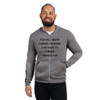 You will never change someone. They have to change themselves. - Unisex Triblend Lightweight Zip Hoodie Motivational quotes 7833192