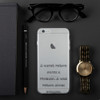 A clever person solves a problem. A wise person avoids mistakes. - iPhone Case Funny quotes 7833260