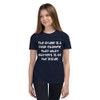 The fridge is a clear example that what matters is on the inside. - Youth Short Sleeve Tee Funny quotes 7834501