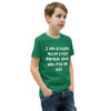 I am actually quite a nice person. Until you piss me off! - Youth Short Sleeve Tee Funny quotes 7834468