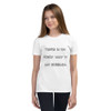 There is no angry way to say bubbles. - Youth Short Sleeve Tee Funny quotes 7834027