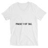 Page 1 of 365. - Unisex Short Sleeve V-Neck Jersey Tee Motivational quotes 7832935