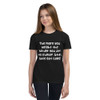 The more you weight the harder you are to kidnap. Stay safe eat cake. - Youth Short Sleeve Tee Funny quotes 7834919