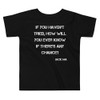 If you haven't tried, how will you ever know if there's any chance? - Jack Ma - Toddler Short Sleeve Tee Motivational quotes 7834483