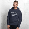 You only fail when you stop trying. - Unisex Fleece Pullover Hoodie Motivational quotes 7833752