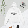 You only fail when you stop trying. - Unisex Fleece Pullover Hoodie Motivational quotes 7833752