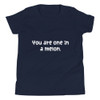 You are one in a melon. - Youth Short Sleeve Tee Funny quotes 7834520