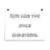 Run like you stole something. - Photo Paper Poster Funny quotes 7833551