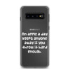 An apple a day keeps anyone away if you throw it hard enough. - Samsung Case Funny quotes 7834286