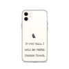 If you fall, I will be there. Signed: Floor. - iPhone Case Funny quotes 7833224
