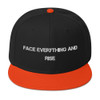 Face everything and rise - Wool Blend Snapback Motivational quotes 7835056