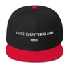 Face everything and rise - Wool Blend Snapback Motivational quotes 7835056