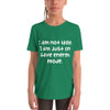 I am not lazy, I am just on save energy mode. - Youth Short Sleeve Tee Funny quotes 7834311