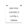 Age only matters if you're a cheese. - Photo Paper Poster Funny quotes 7832911