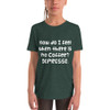 How do I feel when there is no Coffee? DEPRESSO. - Youth Short Sleeve Tee Funny quotes 7834258
