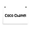 The best things in life are free. The second best are very expensive. - Coco Chanel - Photo Paper Poster Funny quotes 7833946