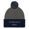 You are one in a melon. - Pom Pom Knit Cap Funny quotes 7820142