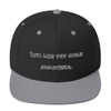 Run like you stole something. - Yupoong Wool Blend Snapback Funny quotes 7835133