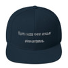 Run like you stole something. - Yupoong Wool Blend Snapback Funny quotes 7835133