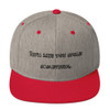 Run like you stole something. - Yupoong Wool Blend Snapback Funny quotes 7835133
