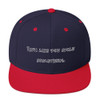 Run like you stole something. - Yupoong Wool Blend Snapback Funny quotes 7835133