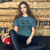 Don't rush things. They will happen when they are supposed to. - Unisex Short Sleeve Jersey T-Shirt Motivational quotes 7832363