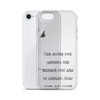 The more you weight, the harder you are to kidnap. Stay safe, eat cake! - iPhone Case Funny quotes 7833428