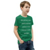 An apple a day keeps anyone away if you throw it hard enough. - Youth Short Sleeve Tee Funny quotes 7834728