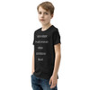 With great power comes great electricity bills! - Youth Short Sleeve Tee Funny quotes 7834966