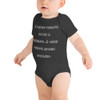 A clever person solves a problem. A wise person avoids mistakes. - Baby Jersey Short Sleeve One Piece Funny quotes 7834576